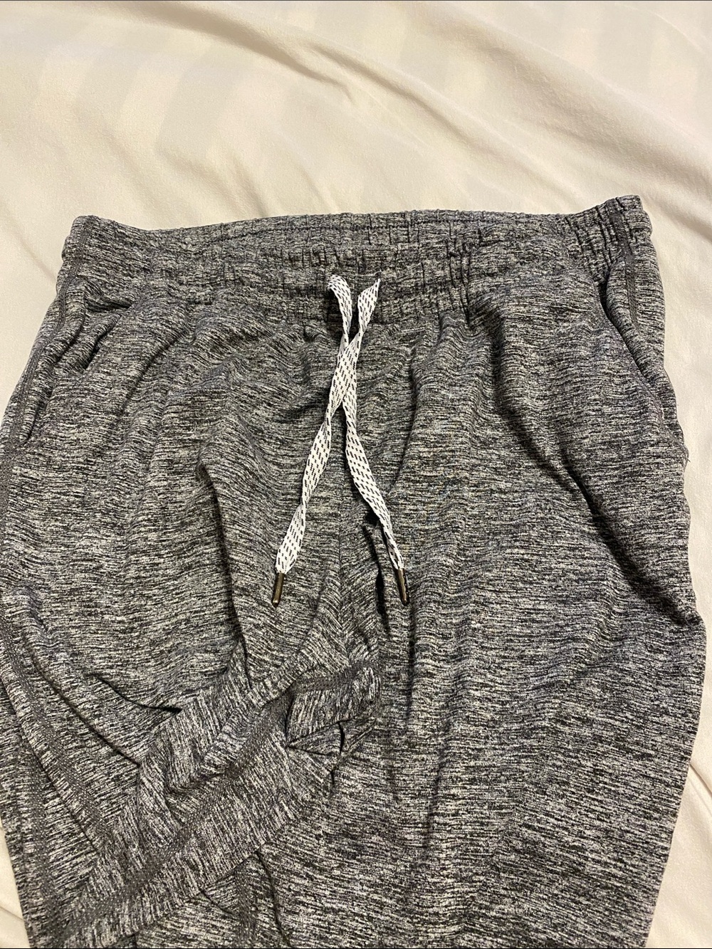 ComfortCore Women's Heather Gray Jogger Pants - Picture 4 of 4